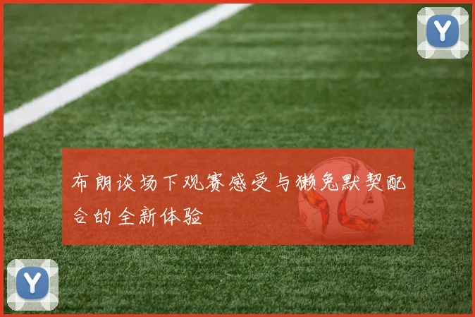 布朗谈场下观赛感受与獭兔默契配合的全新体验